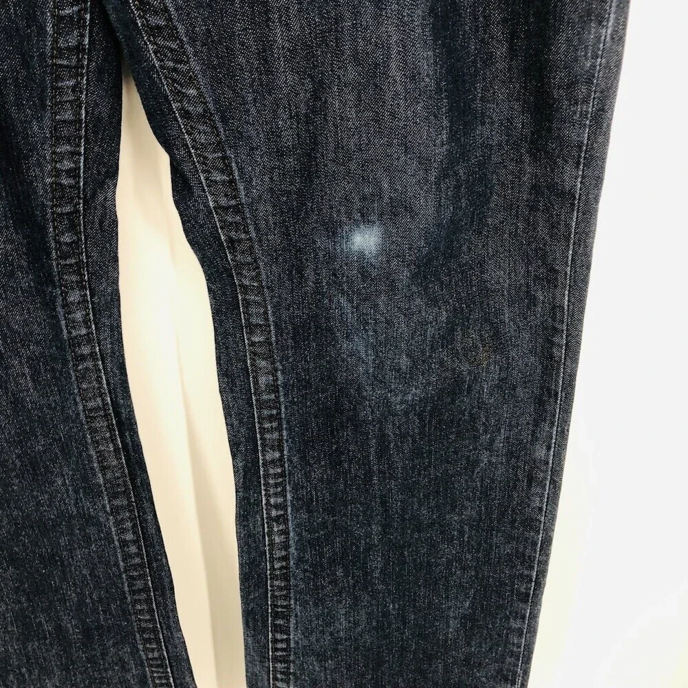 True Religion Men's Blue Denim 100% Cotton Mid Rise Straight Legs Jeans Pant 40